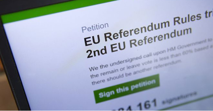 EU referendum petition hijacked by bots 
