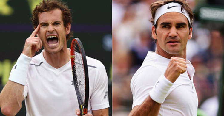 Federer, Murray both play for spot in Wimbledon semifinals 