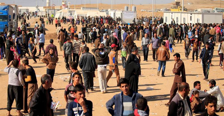 Hundreds suffer from food poisoning in camp near Mosul