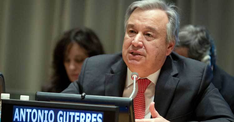 Guterres sworn in as next U.N. secretary-general