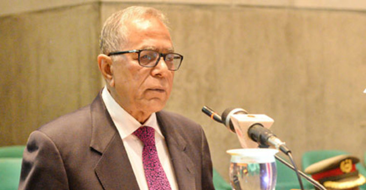 সব দলের সহযোগিতায় নির্বাচন কমিশন গঠন সম্ভব : রাষ্ট্রপতি