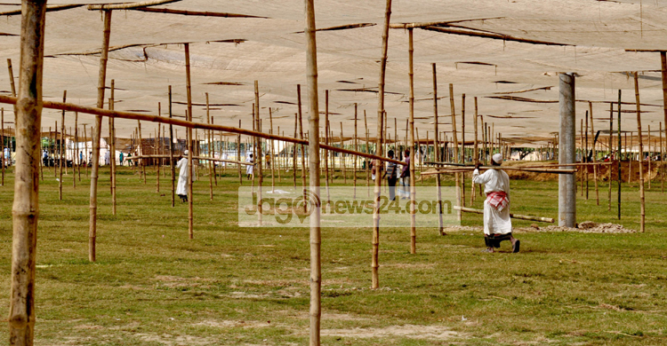বগুড়ায় তিন দিনব্যাপী আঞ্চলিক ইজতেমা বৃহস্পতিবার