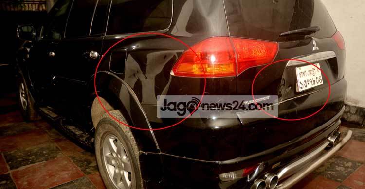 ছাত্রদের দিয়ে আ.লীগ সভাপতির গাড়ি ভাঙচুর, মামলা