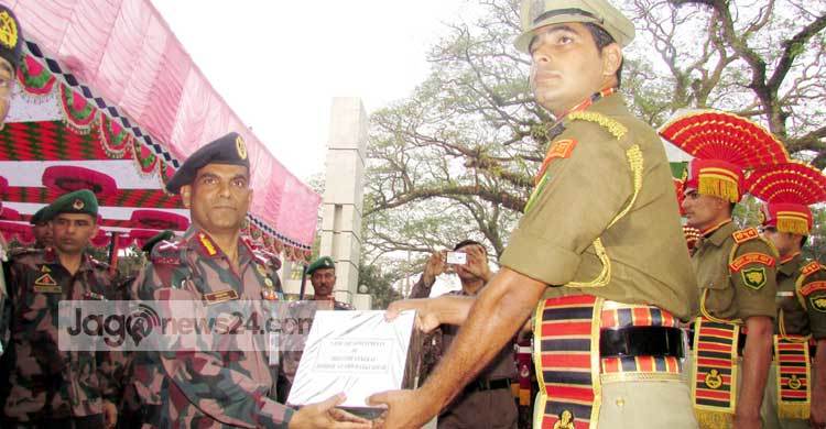 বেনাপোলে বিজিবি-বিএসএফের রিট্রিট সেরিমনি