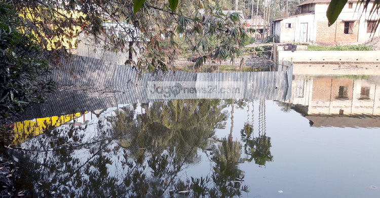 নাসিরনগরে বিরোধপূর্ণ পুকুর দখলের অভিযোগ