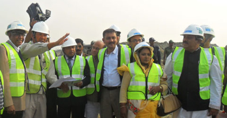 সংসদীয় কমিটির মাতারবাড়ি বিদ্যুৎ প্রকল্প পরিদর্শন