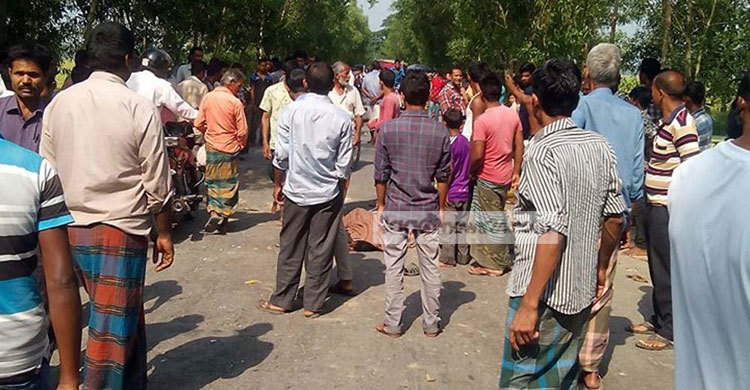 বীরগঞ্জে বাসচাপায় নসিমন যাত্রী নিহত