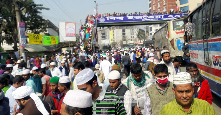 ইজতেমায় স্মরণকালের বৃহত্তম জুমার নামাজ অনুষ্ঠিত