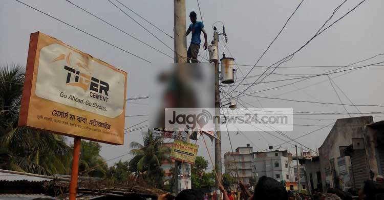 গাজীপুরে বিদ্যুতের খুঁটিতে জড়িয়ে শ্রমিক নিহত