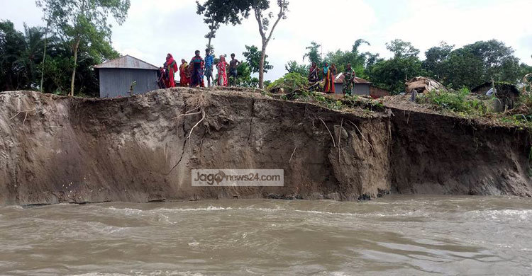 যমুনা নদীতে ব্যাপক ভাঙন