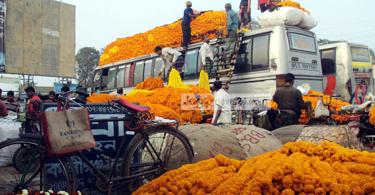 ঝিনাইদহে ফুল বিক্রির টার্গেট ২ কোটি টাকা