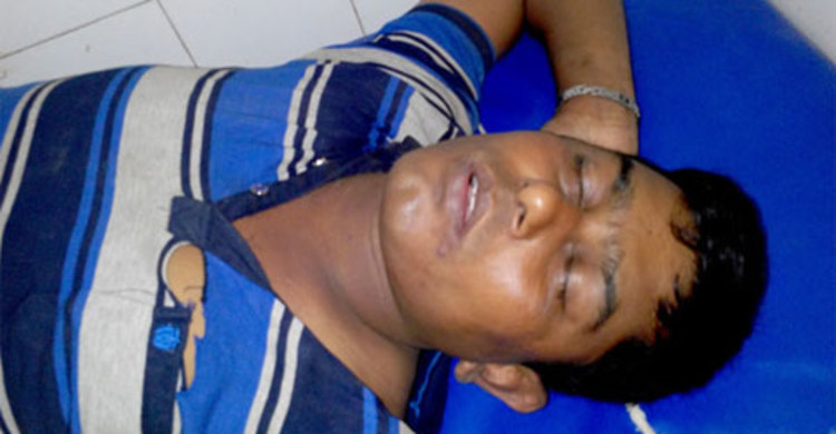 সিএনজি চুরির অভিযোগে যুবককে গণধোলাই