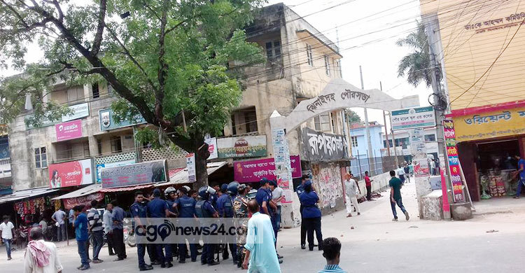 দাওয়াত না পাওয়ায় বিএনপির সভায় দু’গ্রুপের সংঘর্ষ