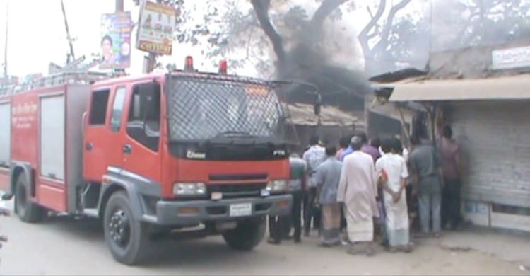 জয়পুরহাটে বিএনপি কার্যালয়ে অগ্নিসংযোগ