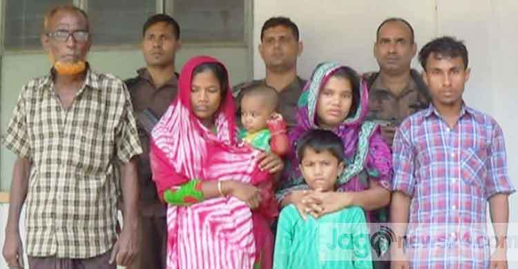 জয়পুরহাটে মিয়ানমারের ২ শিশুসহ আটক ৫