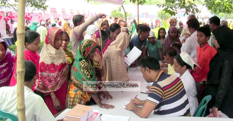 পাঁচবিবিতে স্বাস্থ্য মেলা অনুষ্ঠিত 