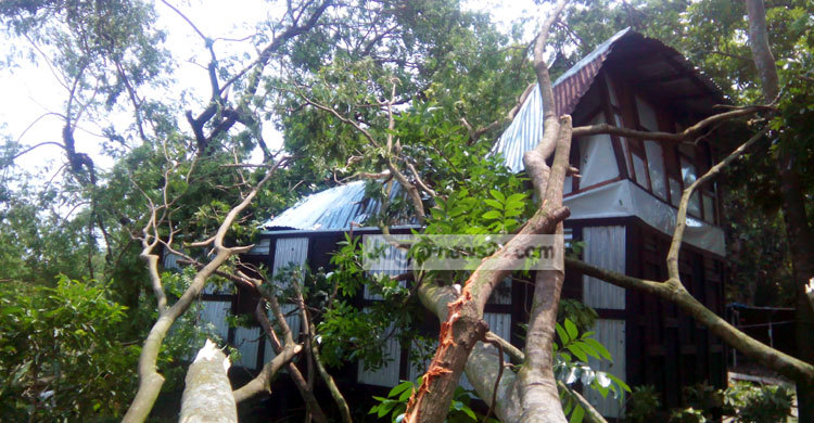 শ্রীনগরে কালবৈশাখী ঝড়ে ব্যাপক ক্ষয়ক্ষতি