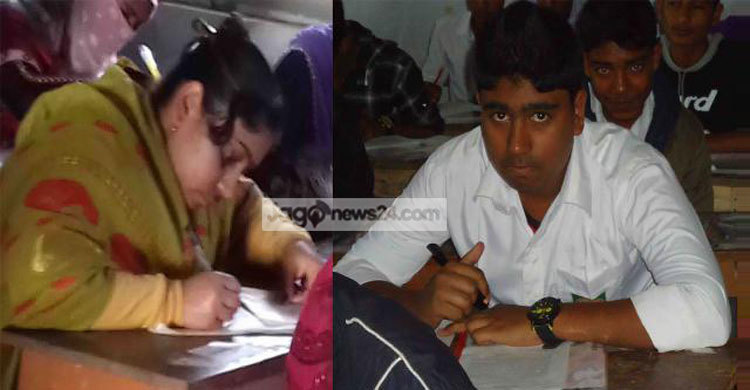 একসঙ্গে এসএসসি পরীক্ষা দিচ্ছেন মা-ছেলে