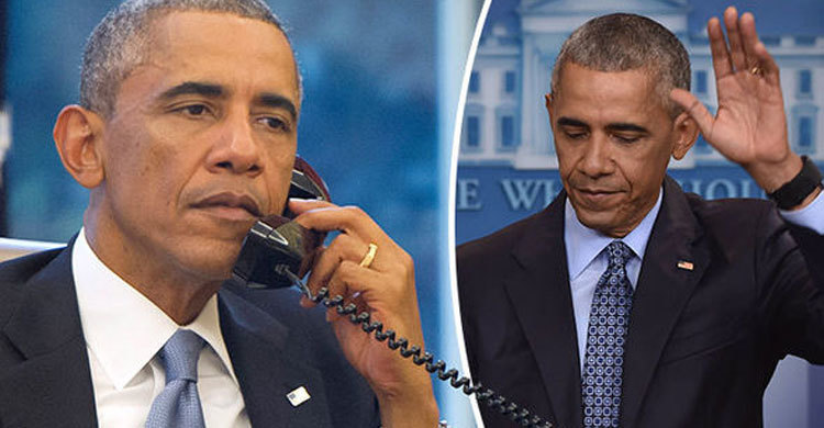 প্রেসিডেন্ট ওবামার শেষ ফোন