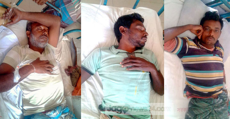 পটকা মাছ খেয়ে হাসপাতালে তিন জেলে
