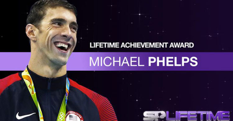 Phelps wins BBC lifetime award 