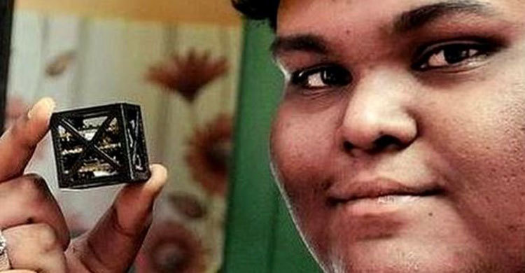 Indian teen builds world’s ‘lightest satellite’