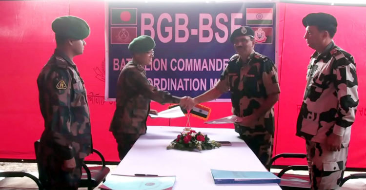 কলারোয়ায় বিজিবি-বিএসএফ’র ব্যাটালিয়ন পর্যায়ের বৈঠক