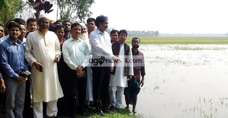 শেরপুরে ক্ষতিগ্রস্ত এলাকা পরিদর্শন করলেন হুইপ আতিক