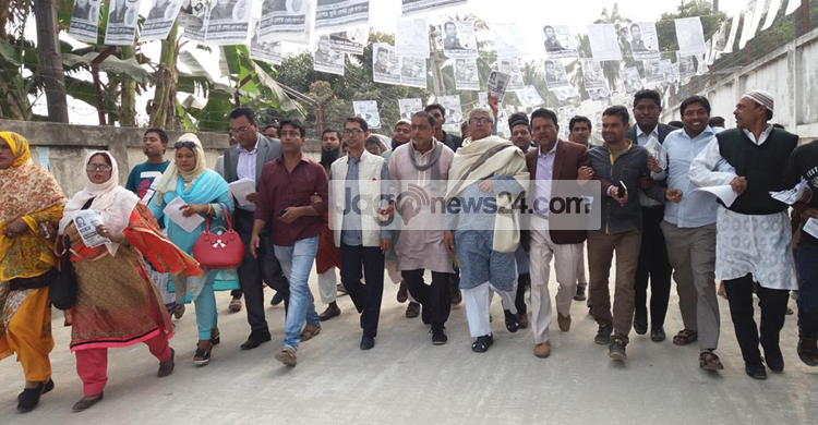 নীরব ভোট বিপ্লবে ধানের শীষ বিজয়ী হবে : সাখাওয়াত