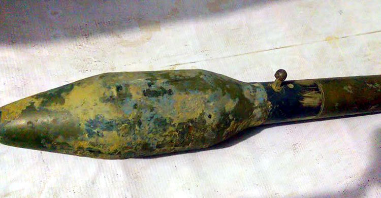 আশুগঞ্জে রকেট লঞ্চারের গোলা উদ্ধার