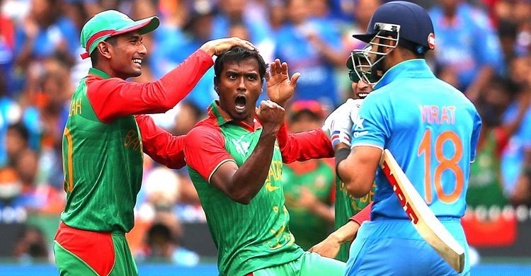 If Bangladesh match is washed out, who will go into finals?