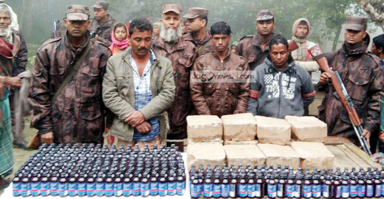 যশোরে ফেনসিডিলসহ ভারতীয় নাগরিক আটক