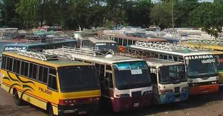 রাঙামাটিতে বাস ধর্মঘট