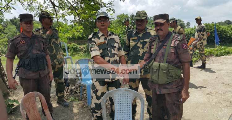 চুয়াডাঙ্গায় বিজিবি-বিএসএফ পতাকা বৈঠক