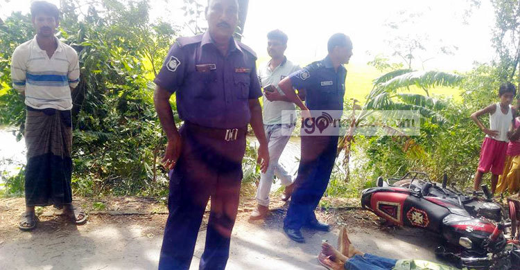 ফরিদপুরে ট্রাকচাপায় মোটরসাইকেল চালক নিহত