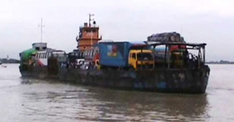 শিমুলিয়া-কাওরাকান্দিতে নৌযান চলাচল বন্ধ