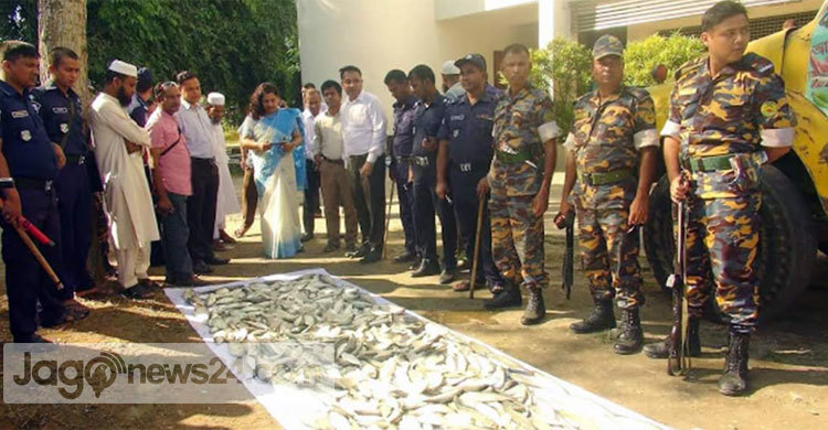 ফরিদপুরে ১১ জেলের কারাদণ্ড