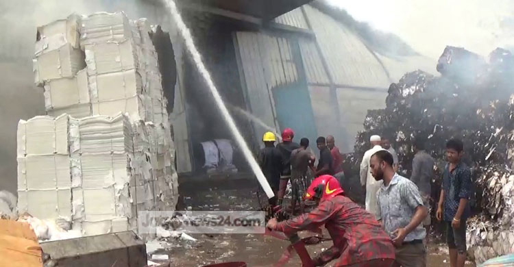 গজারিয়ার পেপার মিলে ফের আগুন
