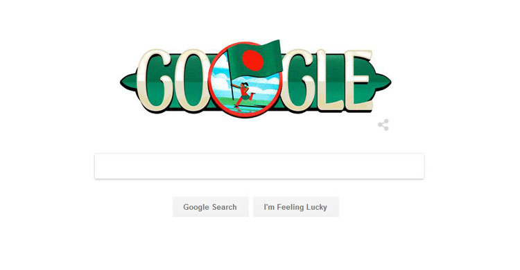 Google doodle celebrates Bangladesh Independence Day
