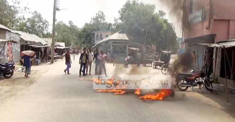 সরিষাবাড়িতে ছাত্রলীগের অর্ধদিবস হরতাল পালিত