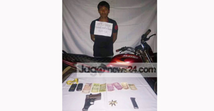 খাগড়াছড়িতে পিস্তলসহ আটক ১