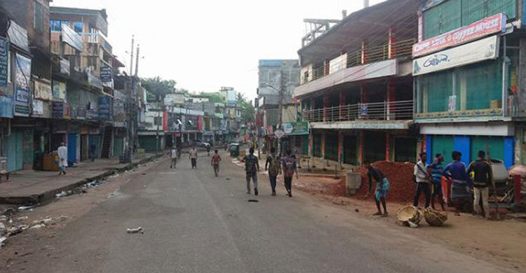 প্রবারণা পূর্ণিমার কারণে পেছাল পাহাড়ে হরতাল