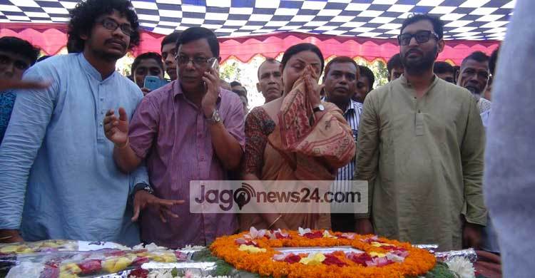 চিরনিদ্রায় সমাহিত প্রবীণ রাজনীতিবিদ অজয় রায়