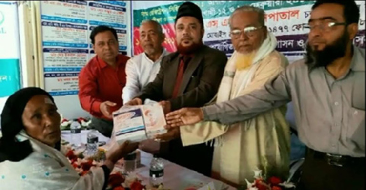 লক্ষ্মীপুরে বিনামূল্যে ৬ শতাধিক চক্ষু রোগীর চিকিৎসা