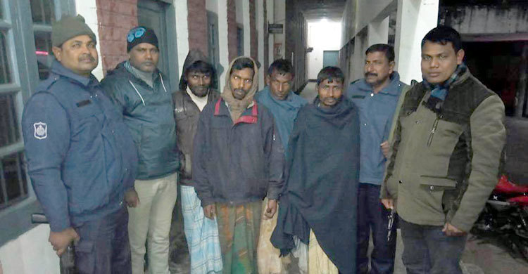 হাতীবান্ধায় ৪ জুয়াড়ির কারাদণ্ড