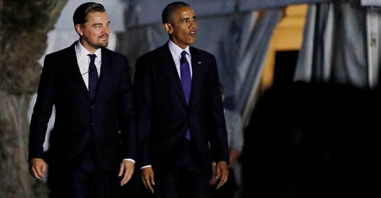 Obama, DiCaprio team up against climate change