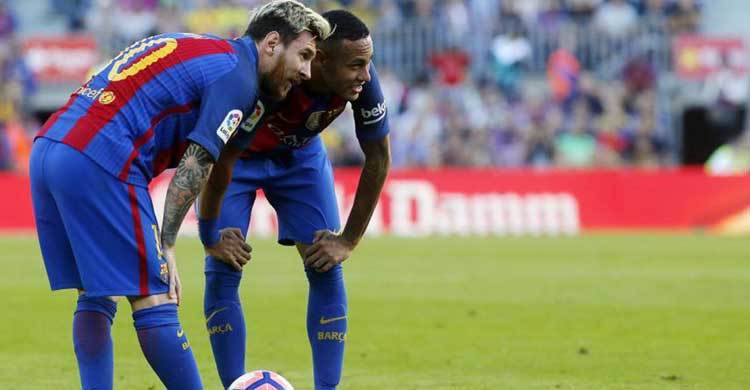 MSN get ready for Manchester City visit 