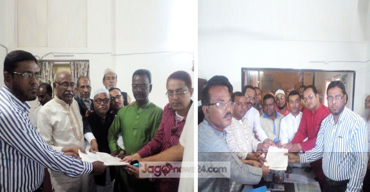 মদন উপ-নির্বাচনে প্রার্থীদের মনোনয়নপত্র দাখিল