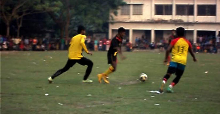 নড়াইলে বঙ্গবন্ধু ফুটবল টুর্নামেন্টে ঘাঘা চ্যাম্পিয়ন 