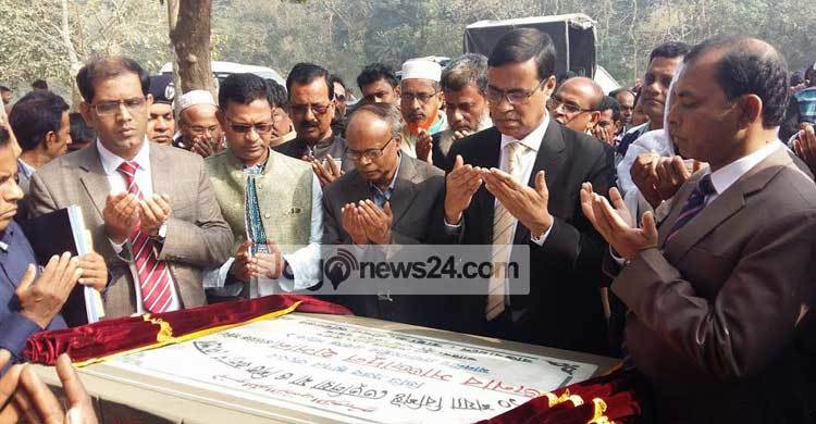 মোহনগঞ্জে ১০ শয্যা হাসপাতালের ভিত্তিপ্রস্তর স্থাপন